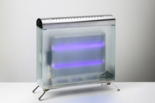 Čistička vzduchu Nanoaircleaner steel glass detail